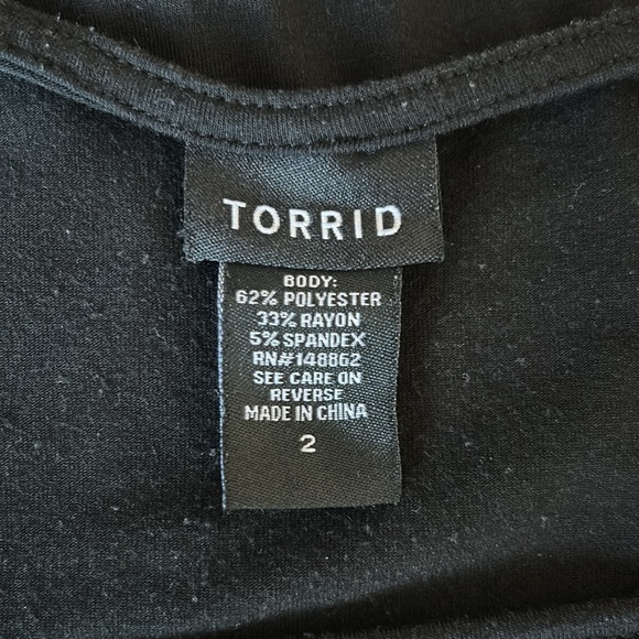 Black Torrid T Shirt 2X - Picture 4 of 5